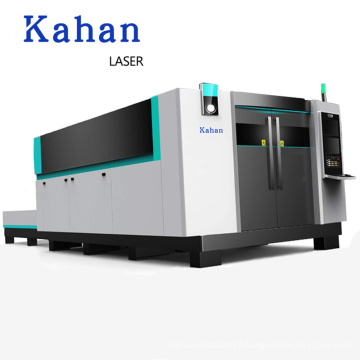 Stainless Steel Fiber Laser Cutting Machine for Metal Carbon Steel Galvanized Sheet with Protection Cover Exchange Table